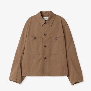 Lemaire, Brown Convertible Collar Military Jacket [UNISEX]